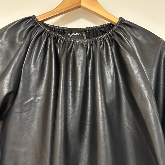 Dolce Cabo Faux Leather Top - Picture 6 of 11
